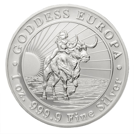 Silber Goddess Europa 1 oz - 2022